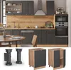 Mobiletto base cucina Vicco Fame-Line Antracite-oro 60 cm Anteprima dell’immagine prodotto 3