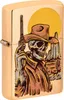 Zippo v?truodolný zapalova? Wild West Skeleton Cowboy Skull Náhled obrázku produktu 3