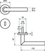 Alpertec BB-Rosettengarnitur Solid 10 Edelstahl silber rund Produktbild-Vorschau 3