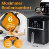 GOURMETmaxx 4in1-Heißluftfritteuse 1600 W, 6 L - Produktbild-Vorschau 7