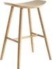 Miliboo - Barhocker aus hellem Holz H65 cm (2er Set) DEMORY Produktbild-Vorschau 4