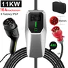 Stacja ładowania samochodów elektrycznych 16A EVSE EU Kabel Podgląd zdjęcia produktu 3