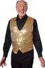 Pailletten-Weste Herren - gold, M Produktbild-Vorschau 1