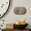 Porcelanowy wyłącznik podtynkowy retro, podwójny, 2-krotny, Podgląd zdjęcia produktu 5