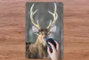 MuchoWow® Mauspad Mousepad Hirsch - Weiß - Braun - Geweih Produktbild-Vorschau 3