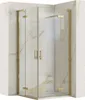 Rea Duschkabine Hugo Double 80X90 Brush Gold Produktbild-Vorschau 1