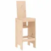 The Living Store Barhocker 2 Stk. 40x42x120 cm Massivholz Produktbild-Vorschau 4
