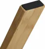 Relaxdays Fußhocker, gepolsterte Fußablage, Bambusbeine, Produktbild-Vorschau 7
