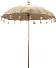 Bali Sonnenschirm Balinesischer Schirm Garten Baumwolle Produktbild-Vorschau 1