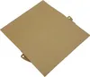 A single, square, tan-colored object, possibly a filter bag or a floor tile, is shown from a diagonal top-down perspective against a white background. It has small, perforated tabs extending from two of its corners. Produktbild-Vorschau