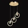 Lampadario A Sospensione Toolight Lhj093-3Cp Gold Anteprima dell’immagine prodotto 6