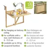 WENKO Bambus Balkon-Klapptisch Mod. Waikiki, zum Einhängen Produktbild-Vorschau 3