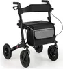 COSTWAY Rollator faltbar, 2in1 Rollstuhl & Reiserollator Produktbild-Vorschau 1
