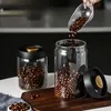 Pojemnik Szklany Hermetyczny Próżniowy Na Kawę Suchą Podgląd zdjęcia produktu 2