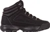 A studio shot of a black high-top sneaker. Produktbild-Vorschau