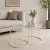 Skye Decor, hoogwaardige set van drie bijzettafels - Productafbeelding-voorbeeld 1