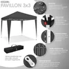 KESSER® Pavillon 3x3m | wasserdicht | inkl. Tragetasche mit Produktbild-Vorschau 3