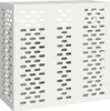 vidaXL Couverture de climatisation Blanc 110 x 50 x 105 cm Voir les images du produit 3