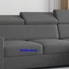 Ecksofa TOKIO Webstoff Anthrazit Grau mit Bett und Produktbild-Vorschau 4