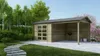 Casetta da giardino in legno - 17.4m2 - 5.79x3m - Anteprima dell’immagine prodotto 1