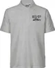 Huuraa Herren Polo Shirt Held mit Herz M Sport Grey Bio Produktbild-Vorschau 1