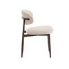 Furnihaus - 4er Set Esszimmerstühle Celia Beige Walnuss Produktbild-Vorschau 5