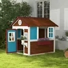 Outsunny houten speelhuisje voor kinderen, met raam, Productafbeelding-voorbeeld 2