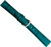 Uhrenarmband Leder leicht gepolstert mit Ziernaht Petrol Produktbild-Vorschau 1