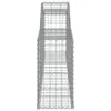 vidaXL Gabionen mit Hochbogen 15 Stk. 300x30x60/80 cm Produktbild-Vorschau 6