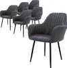 ML-Design 6er Set Esszimmerstuhl mit Rückenlehne, Produktbild-Vorschau 1