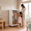 Kinderkast 'Vaarentaa', 126 x 60 x 41 cm, wit / mintgroen Productafbeelding-voorbeeld 6