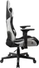 A side view of a black and gray gaming chair. Produktbild-Vorschau