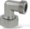Winkel 90° Messing vernickelt 3/4" AG x 1" IG Produktbild-Vorschau 5