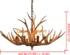 Lampa wisząca z 6 żarówkami  Lampa z rogami jelenia, Podgląd zdjęcia produktu 17