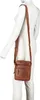 A brown leather crossbody bag is displayed on a white mannequin. Anteprima dell’immagine prodotto
