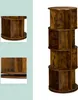 Relaxdays Bücherregal drehbar, 20 Fächer, H x D: 137 x 50 Produktbild-Vorschau 6