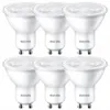 A group of six Philips LED light bulbs arranged in two rows. Produktbild-Vorschau