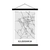 MuchoWow® Textilposter Karte - Stadtplan - Deutschland - Produktbild-Vorschau 1