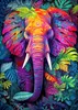 Puzzle 1000 elementów Enjoy – Słoń w przebraniu Podgląd zdjęcia produktu 2
