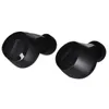 A pair of black wireless earbuds. Anteprima dell’immagine prodotto
