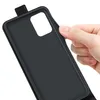 Per ZTE Blade A72 5G Flip Custodia per cellulare Nera Cover Anteprima dell’immagine prodotto 3