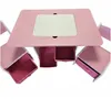 Een set bestaande uit een tafel en 2 stoelen, 3-in-1, roze, Productafbeelding-voorbeeld 5