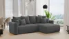 3-Sitzer Ecksofa ANTONIO BARI – 260x160x78cm, Ottomane Produktbild-Vorschau 1