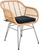 CASARIA® Gartenstühle 2er Set Polyrattan inkl. Auflage Produktbild-Vorschau 12