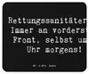 Mr. & Mrs. Panda Mousepad Spruch Rettungssanitäterin Mut - Produktbild-Vorschau 1