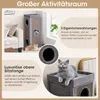 Katzenhaus mit 4 Ebenen, 99 cm, Sisal-Kratzstämme Produktbild-Vorschau 5