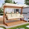 Flieks Hollywoodschaukel Gartenschaukel 3 Sitzer, Produktbild-Vorschau 1