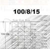 A diagram showing the dimensions and wire thickness of a wire mesh fence. Produktbild-Vorschau
