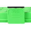 Close-up of a green filter component with the word 'PUSH' printed on it. Produktbild-Vorschau