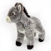 A plush toy donkey stands on a white background. Produktbild-Vorschau